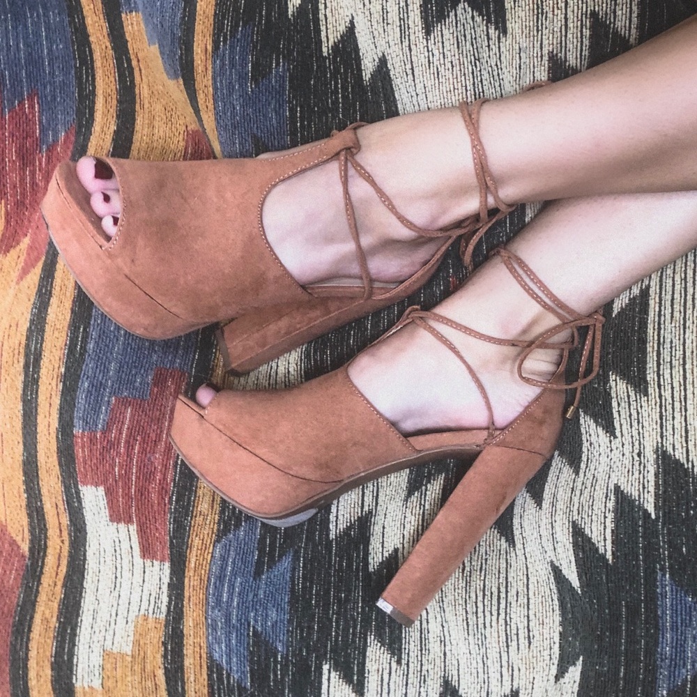 ankle wrap heels
